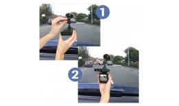 Cameră video auto portabilă cu display de 2,5 inch