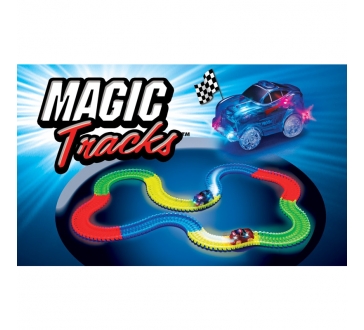 Pista cu pod Magic Tracks Luminous 152 piese