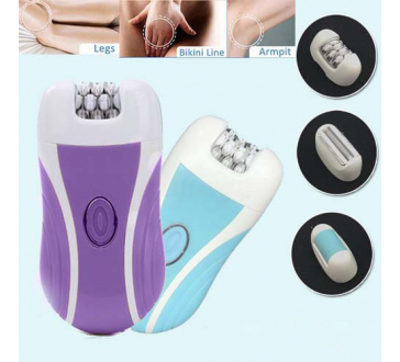 Epilator 3 in 1 cu functie de epilator, aparat de ras si indepartare calus