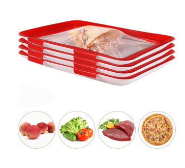 Set 2 tăvițe pentru conservarea și depozitarea alimentelor Clever Tray